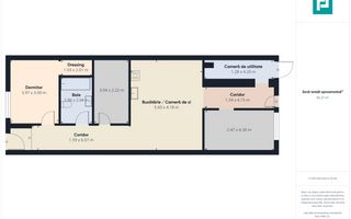 Casă cu 3 camere în Cartierul Verde - Poză 7