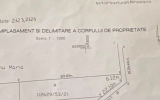 Teren intravilan 1500 mp, 100 EUR/mp, Miroslava, acces din Strada Ioan Vodă cel Viteaz - Poză 1