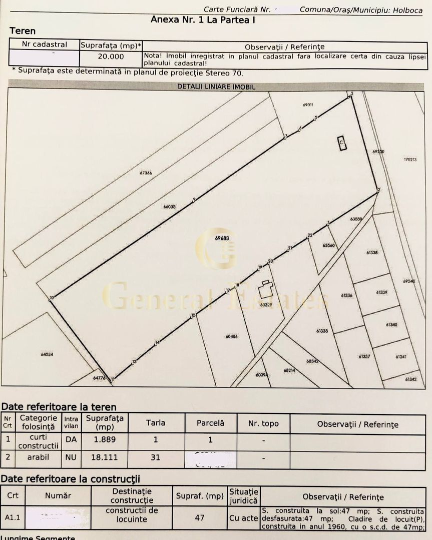 Oportunitate de Investitie - Teren Intravilan în Valea Lungă - Iași ! - Poză 2