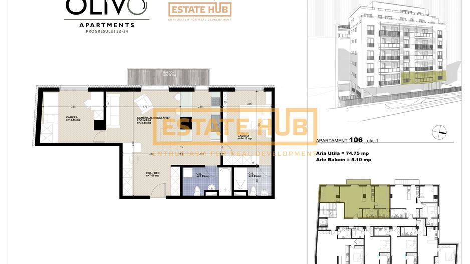 Apartament nou cu 3 camere la câteva minute de Parcul Iulius - Poză 5