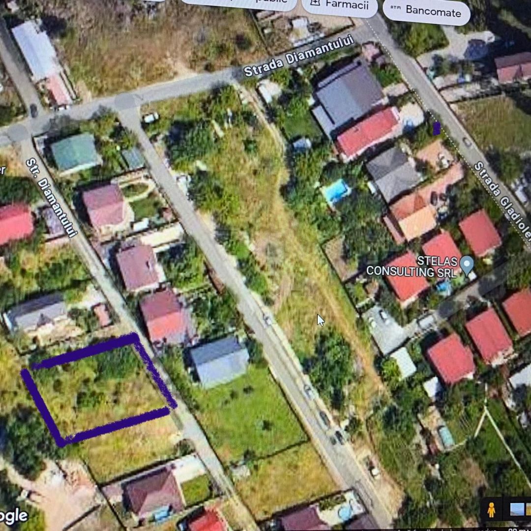 Teren de vanzare Bragadiru Strada Diamantului 440 mp - Poză 1