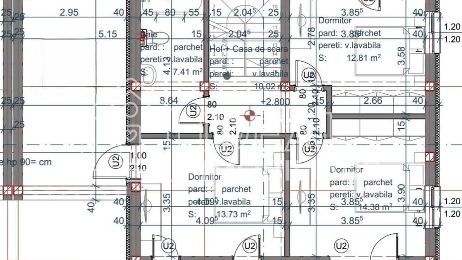Casa Moderna cu 5 camere si 350 mp curte, in Selimbar - Schiță 47