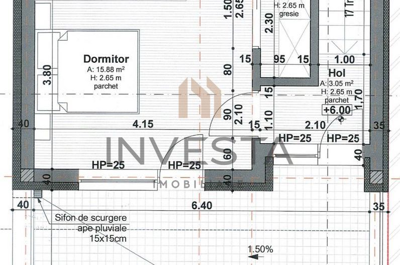 Apartament in vila cu 138 mp utili, Terasa 25 mp + 2 balcoane si garaj - Schiță 4