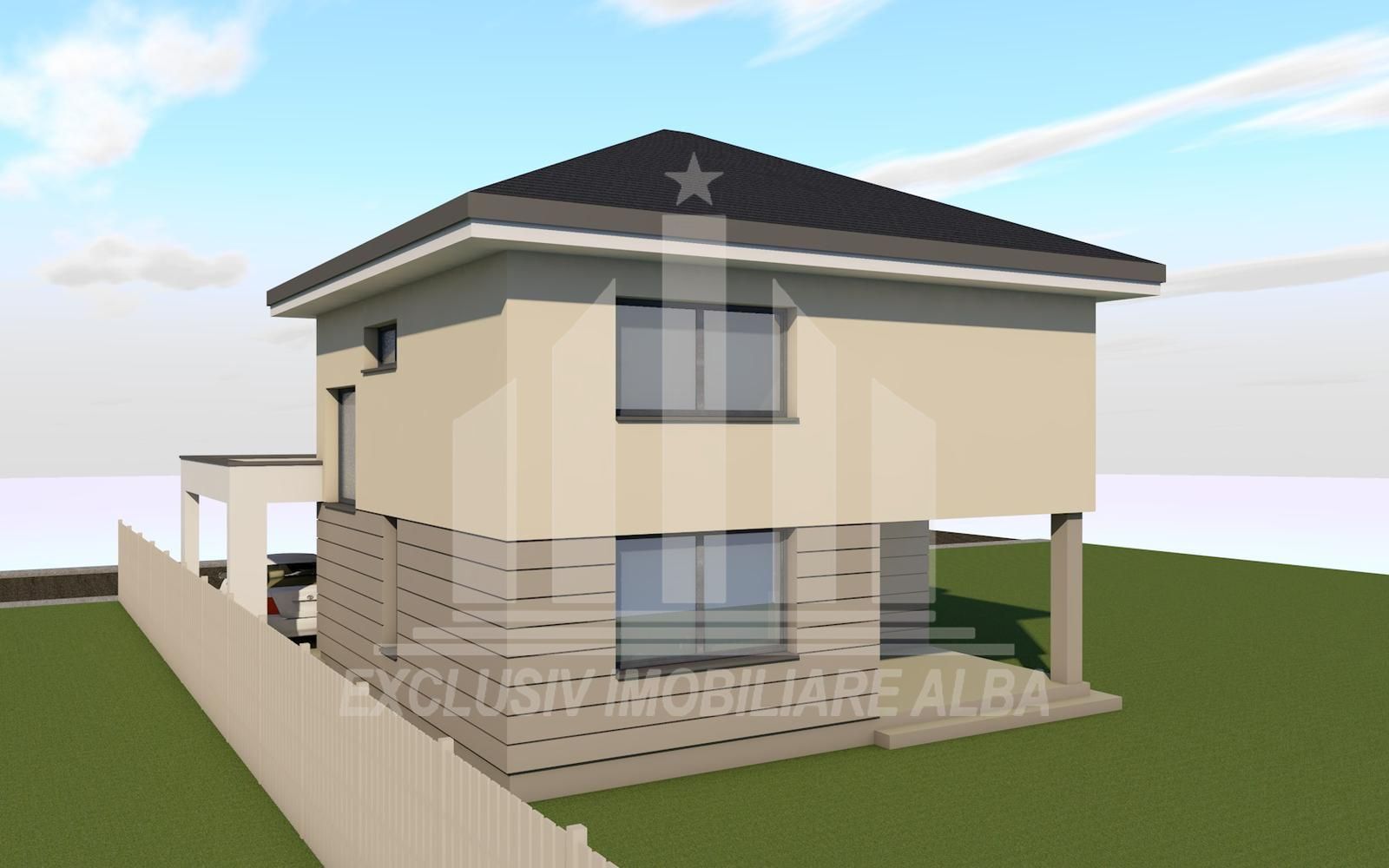 Casa individuala | La cheie | 119 mp | 400 mp teren | Alba-Micesti - Poză 1