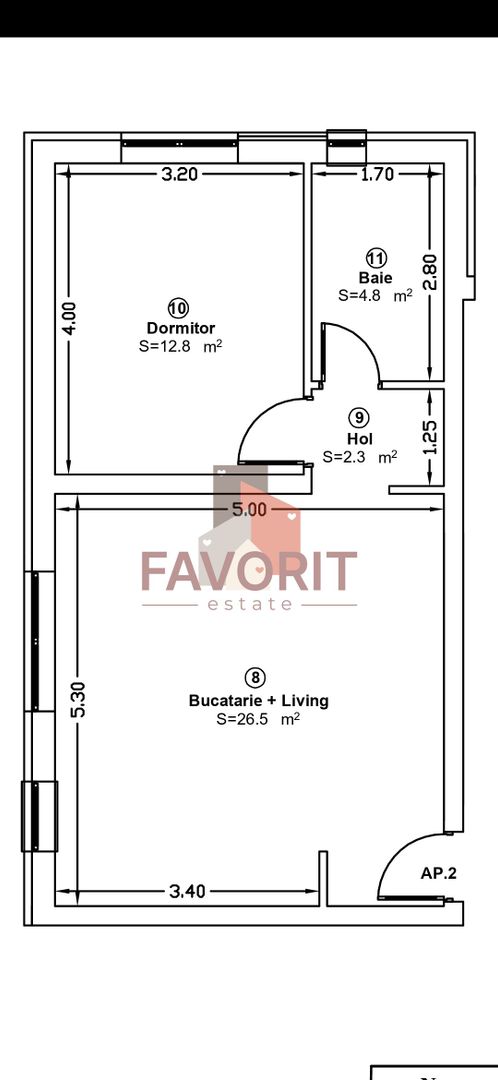 Apartamente 2 camere | 47mp | Giroc - Poză 4