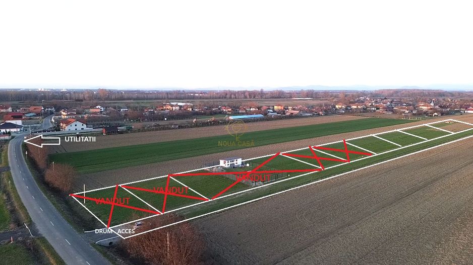 Parcele de Teren Intravilan De vanzare In Paulesti/Drum Acces 9M - Poză 2