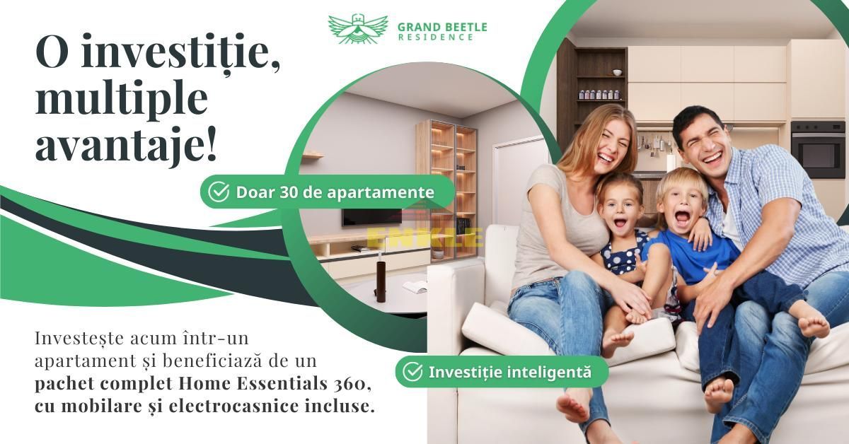 Grand Beetle Tatarasi- Apartamente de vanzare in bloc nou-comision 0% - Poză 4