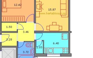 Decomandat 2 Camere Giurgiului - Schiță 9