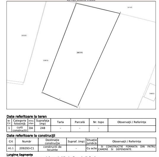 De vanzare Casa Demolabila, teren intravilan, Matei Voievod - Poză 1