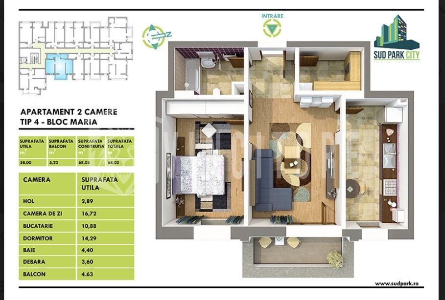 Apartament 2 Camere Berceni| Luica  | Bloc Nou | Parcare Subteran - Poză 5