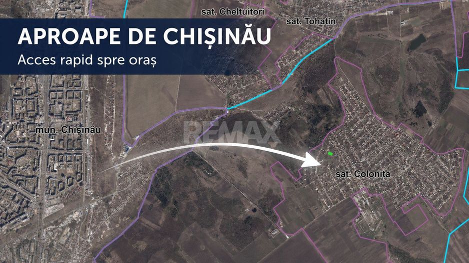 Teren de vinzare in Colonita, Chisinau - Poză 2