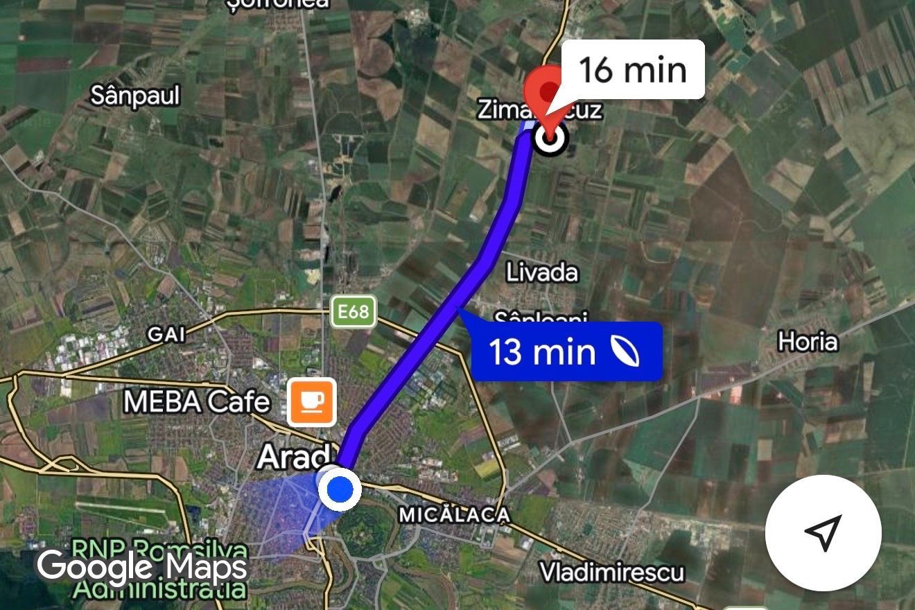 Teren intravilan pentru casa, la 13 min. de Arad, în Zimandcuz, 821 mp - Poză 3