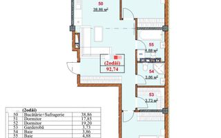 Vânzare, apartament, 3 camere, strada Grenoble, Botanica - Poză 5