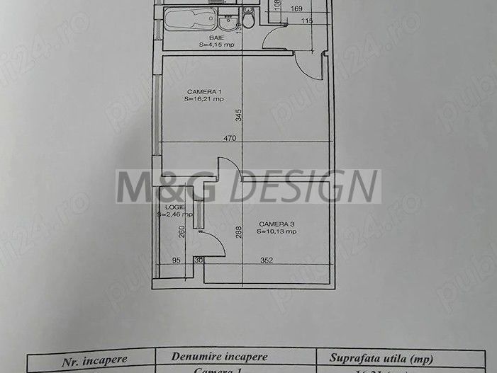 Apartament cu 3 camere Calea Sagului  etaj 2 - Poză 7