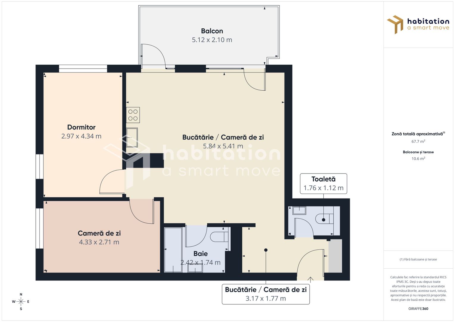 Vedere la pădure – apartament 3 camere,  elegant si primitor,  Lipovei - Poză 26