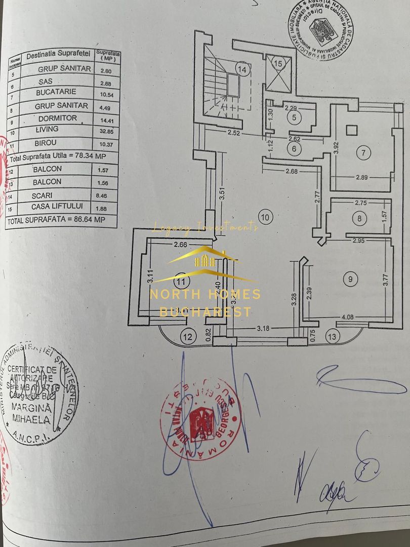 Apartament 3 camere si 2 bai in bloc boutique - Floreasca / Dorobanti - Poză 12