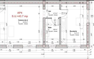 Apartament 2 camere cu curte proprie | Braytim, Giroc, investiție sau locuință - Poză 9