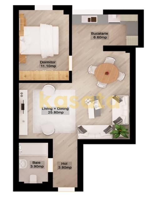 APARTAMENT 2 CAMERE | DOROBANTI | BLOC NOU - Poză 9