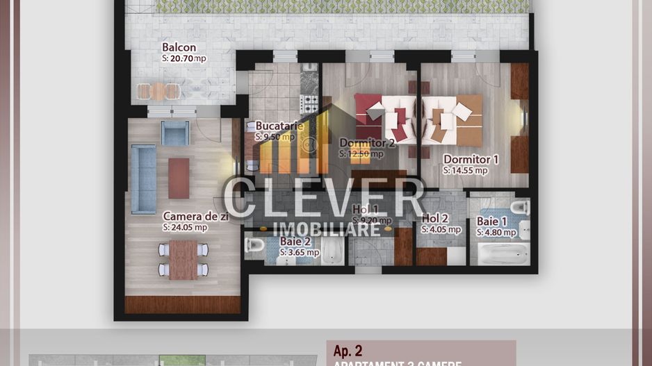 Apartament deosebit 3 camere cu gradina-Theodor Pallady - Poză 1