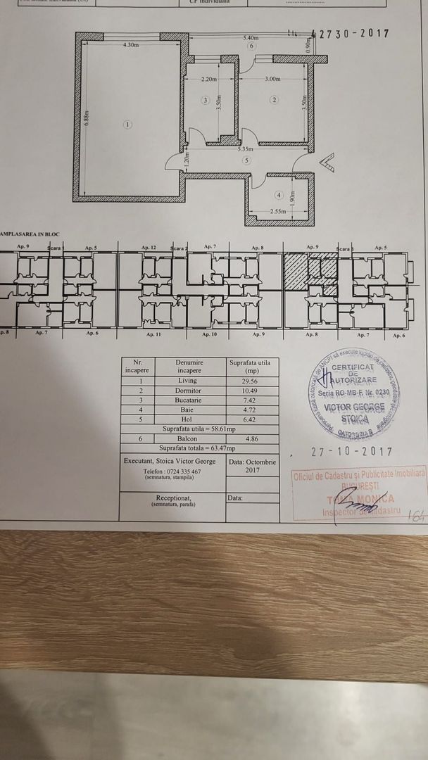 Apartament 2 camere Mobilat Utilat Loc de Parcare - Poză 8