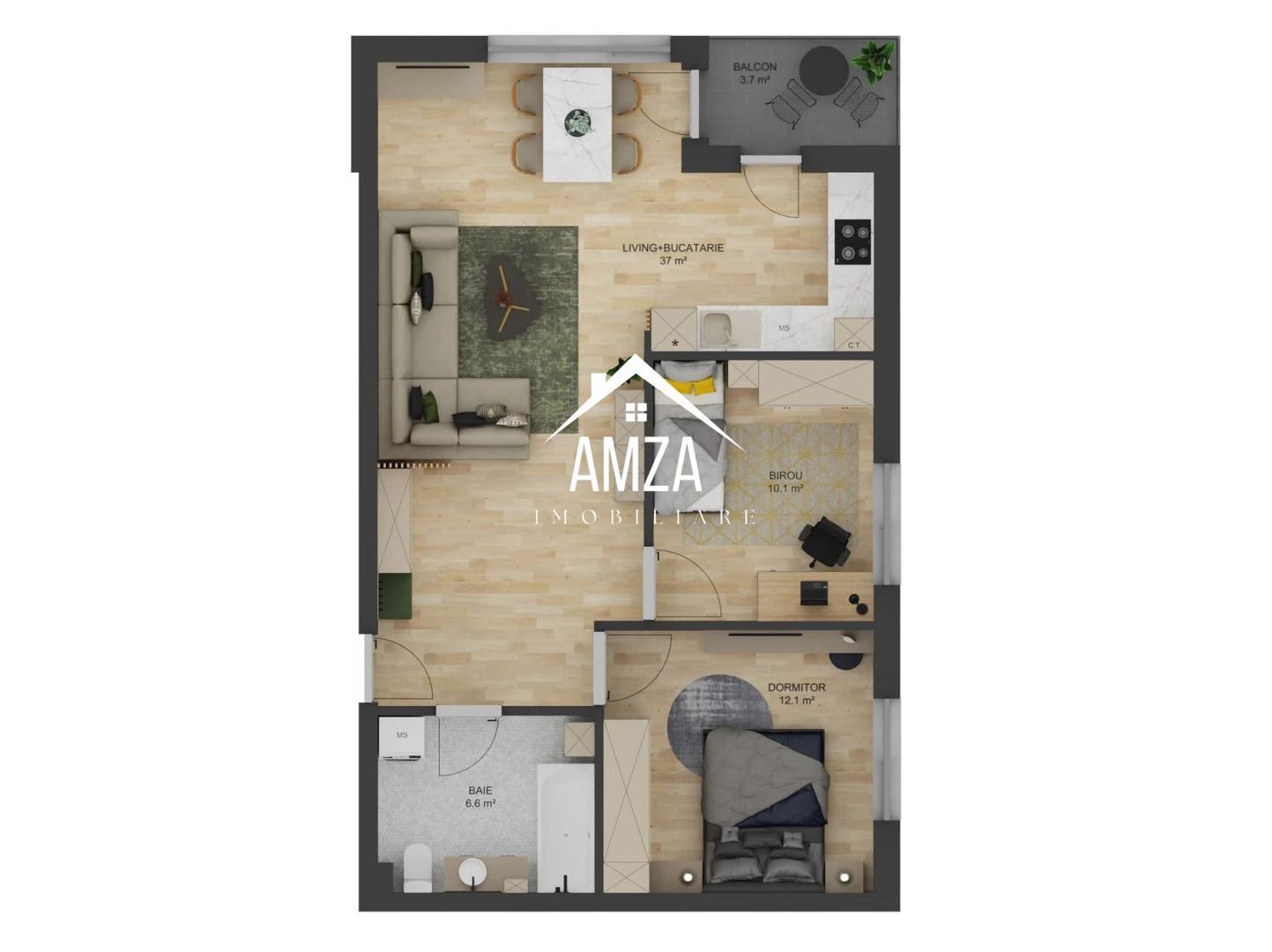 Apartament 3 camere – Șelimbăr - Doamna Stanca - Poză 3