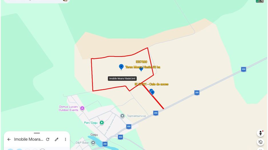 Teren intravilan 50,5 ha – Moara Vlăsiei - Poză 4