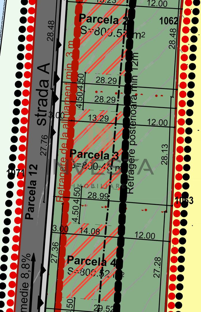 Teren cu PUZ aprobat!  800 mp cu front de 28! Pentru casa individuala! - Poză 1