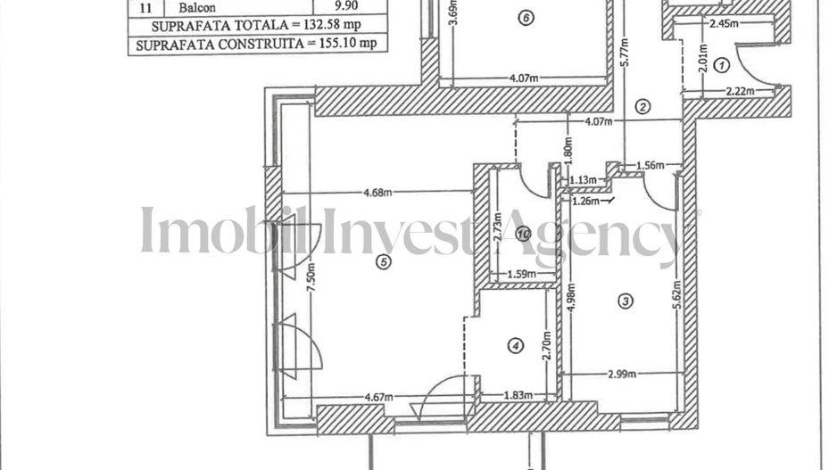 Apartament 4 camere de vânzare în One Herăstrău Towers mobilat. - Poză 13