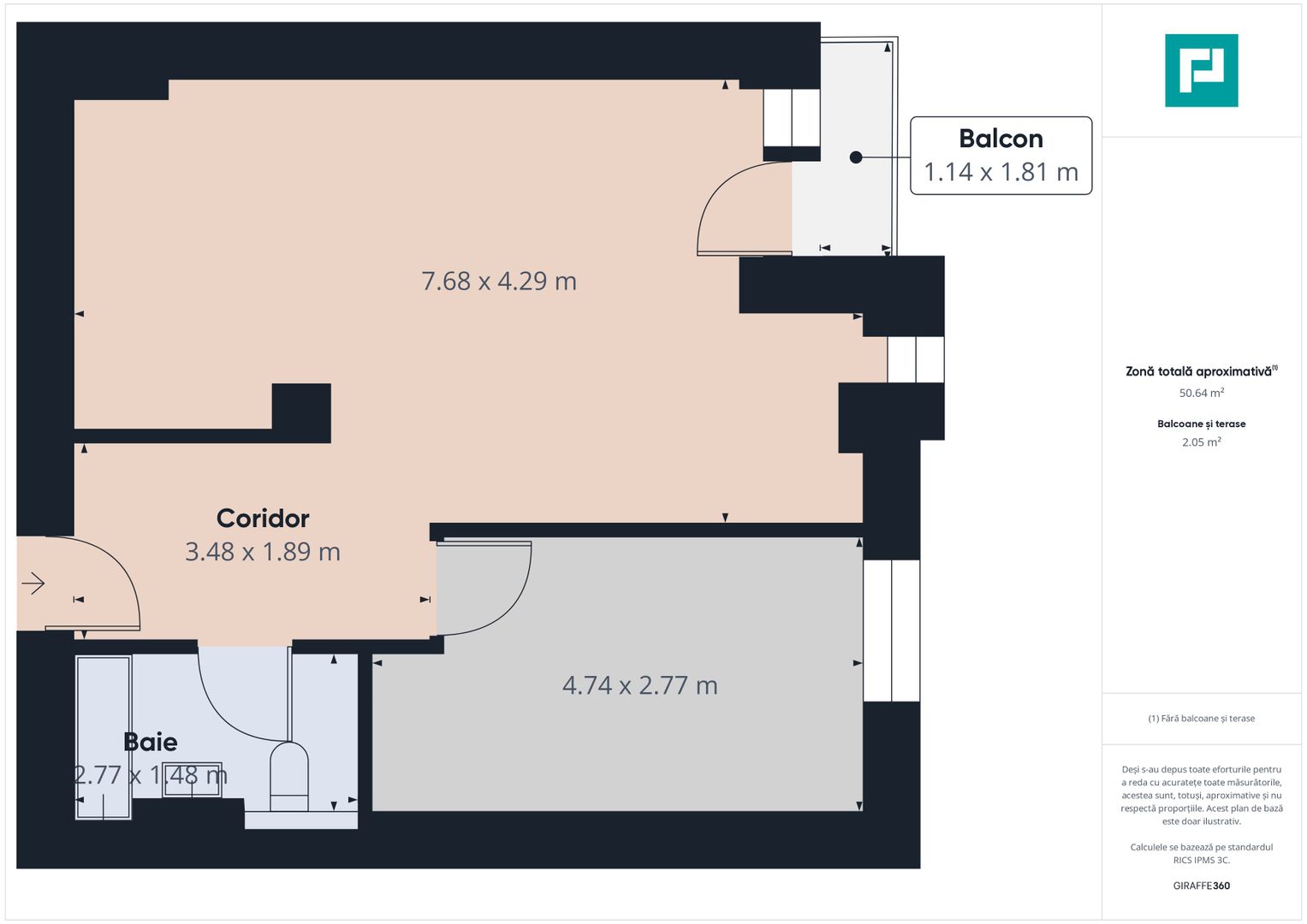 Apartament cu 2 camere, parter zona Torontalului - Poză 7