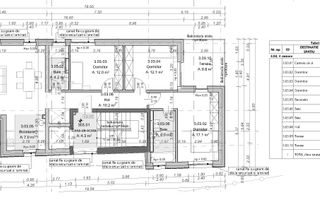 Apartament exclusivist 4 camere, 17mp terase, singur pe etaj Marasti - Schiță 4
