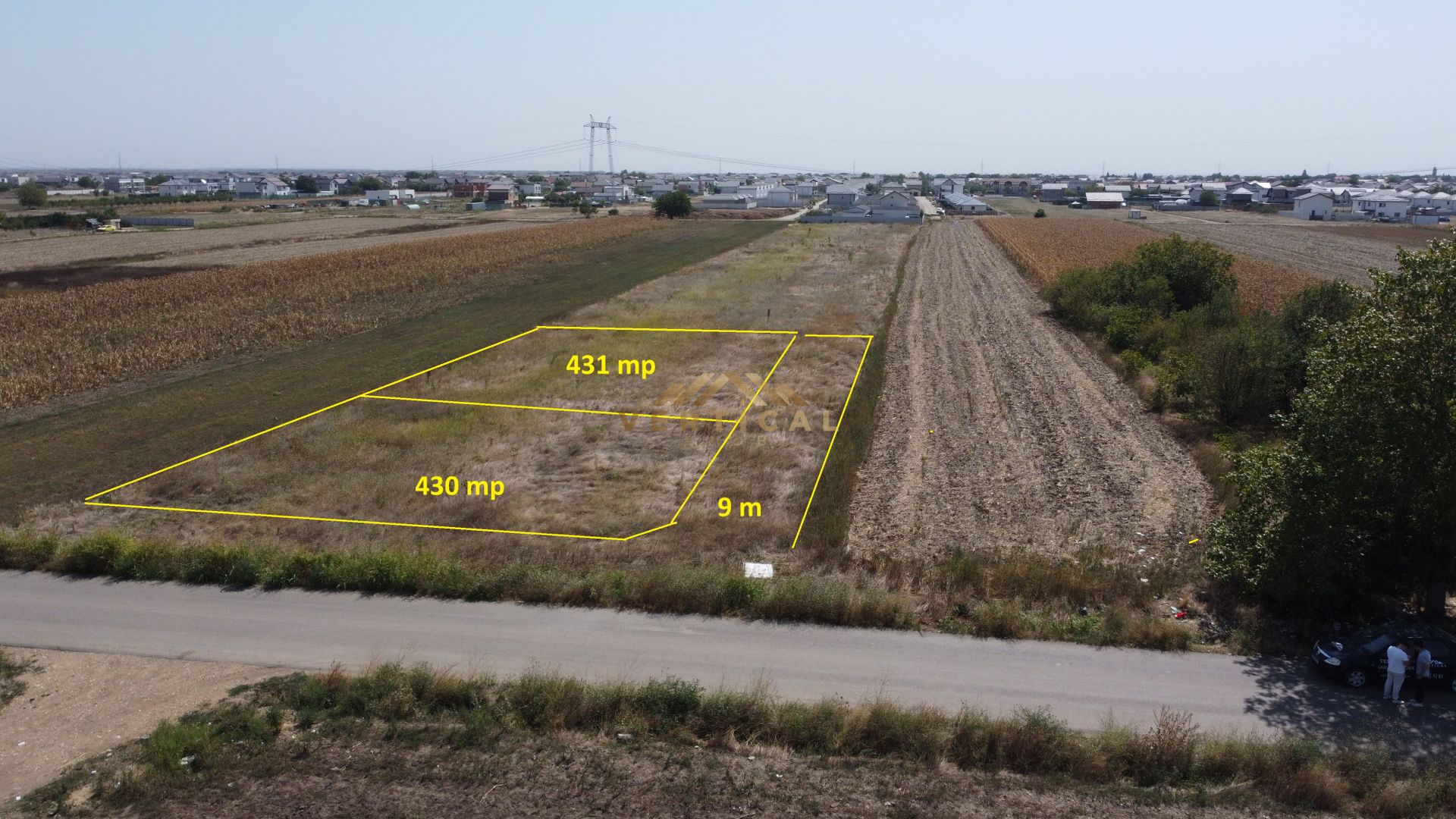 Teren intravilan in RATE la intrare in comuna Berceni - Poză 1