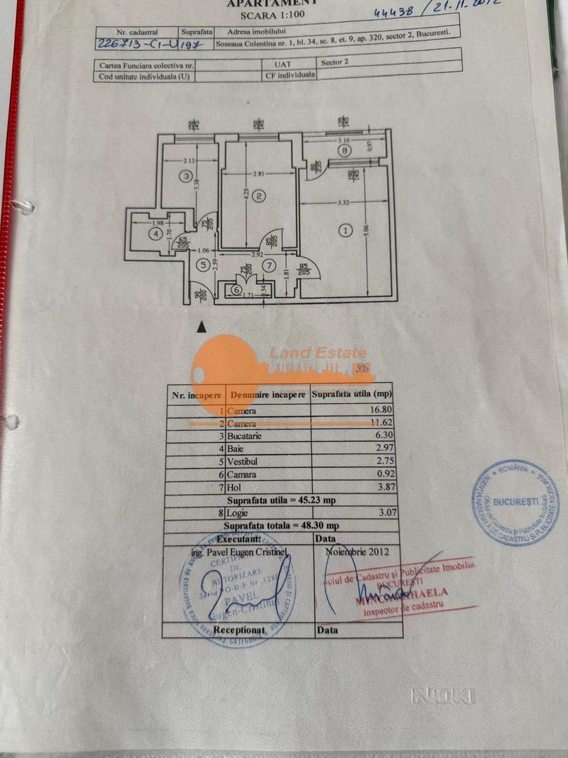 2 camere Obor ( 1 minut de metrou ) - Poză 1