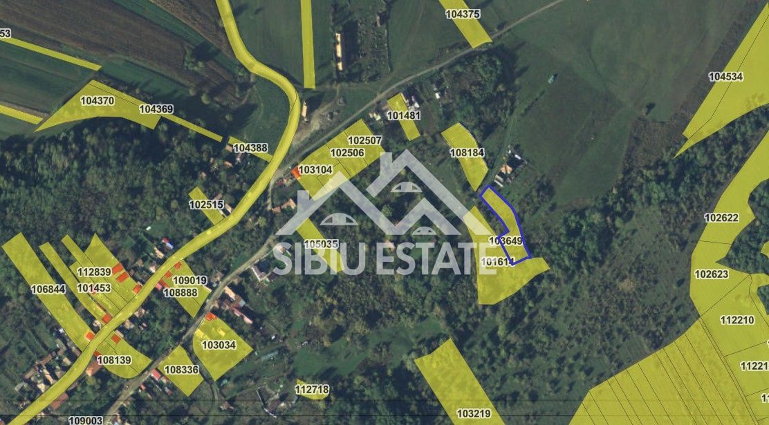 Teren constructii casa/cabana 5271 mp Valea Hrtibaciului Nucet - Poză 3