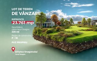 Silistea Snagovului, Teren 23.761 mp, deschidere 226 ml catre lac - Poză 2