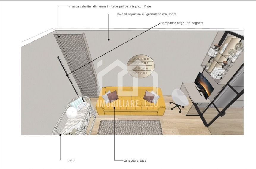 Apartament 2 camere finisat, 50mp,  Bloc nou, Sannicoara - Poză 19