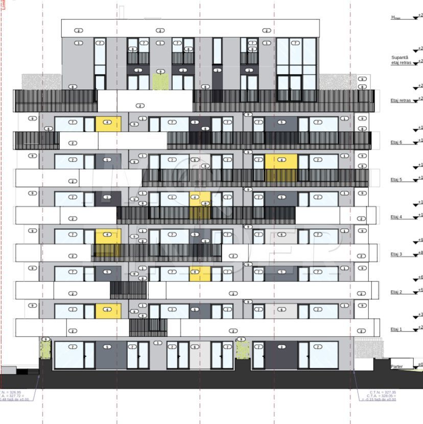 Apartament NOU Semifinisat 2200 euro+TVA Gheorgheni - Poză 1
