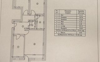 Apartament 3 camere, Mobilat si utilat, Parcare, Aproape de metrou - Poză 9