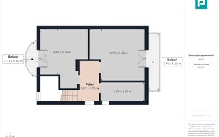 Duplex spațios 102 mp utili, teren 350mp in Covaci - Poză 14