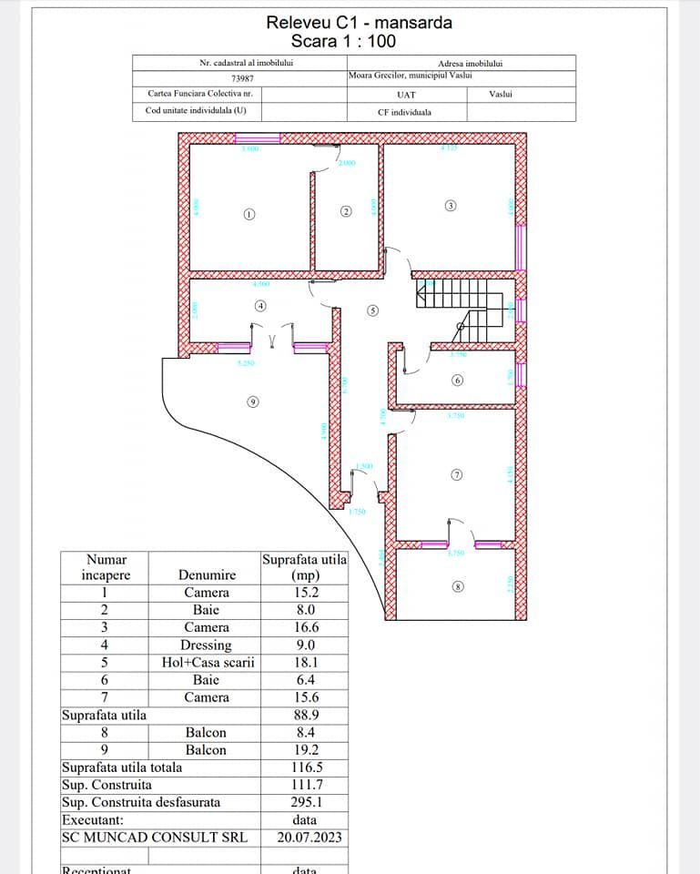 DE VÂNZARE sau SCHIMB - Vilă P+M semifinisată, zona Moara Grecilor; - Poză 18