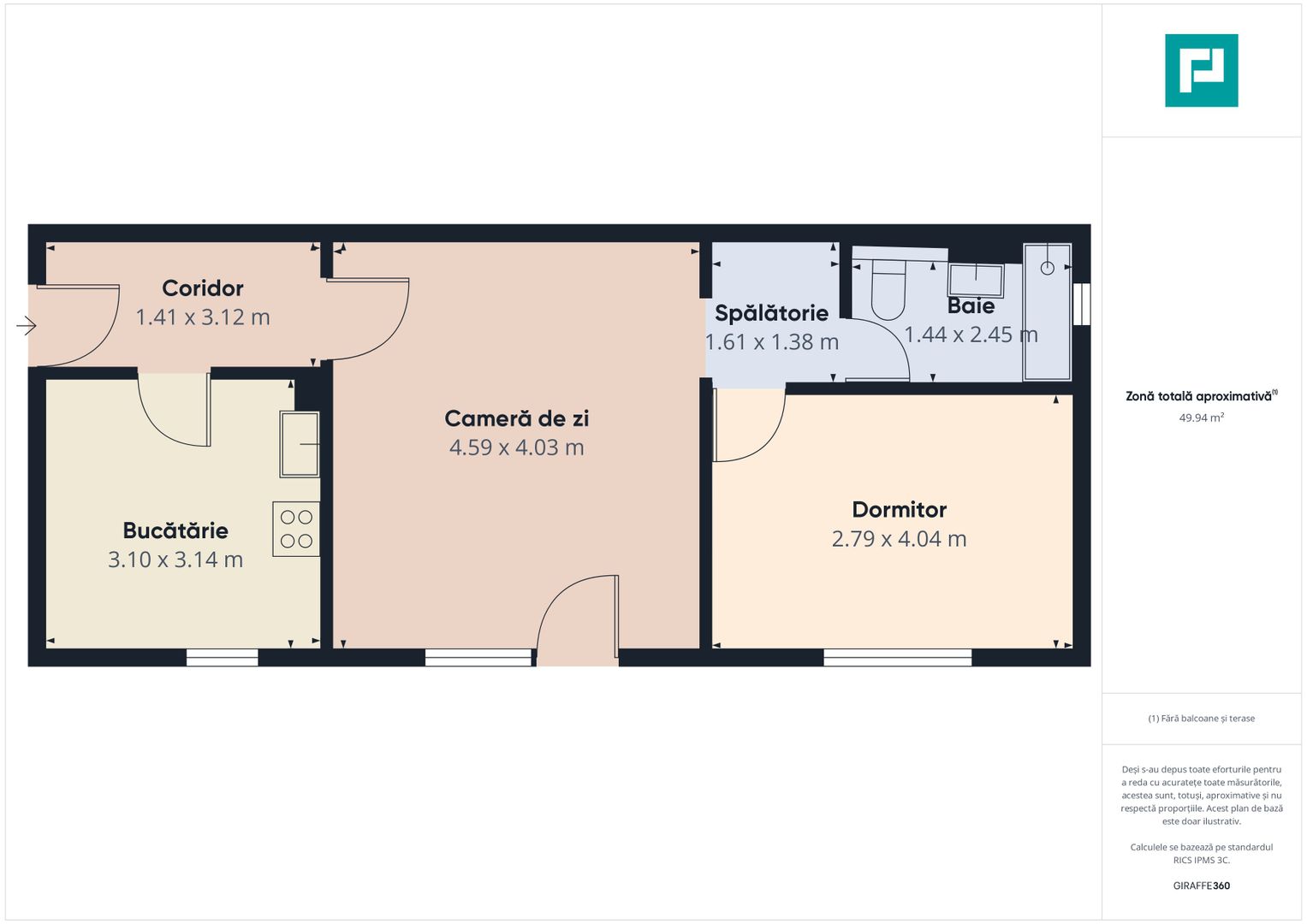 Apartament două camere Lipovei - Poză 14