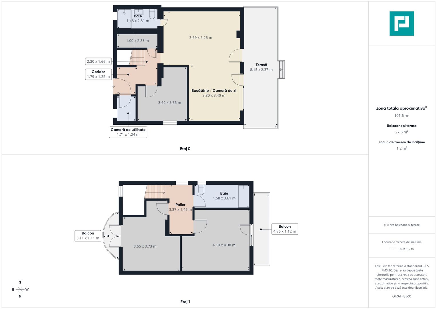Duplex luminos 101 mp utili, teren 350mp în Covaci - Poză 15