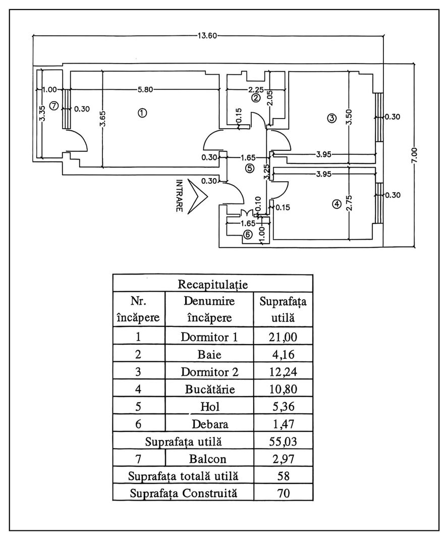 Apartament cu 2 camere, etaj 2, mobilat și utilat, VASLUI zona TRAIAN; - Poză 11