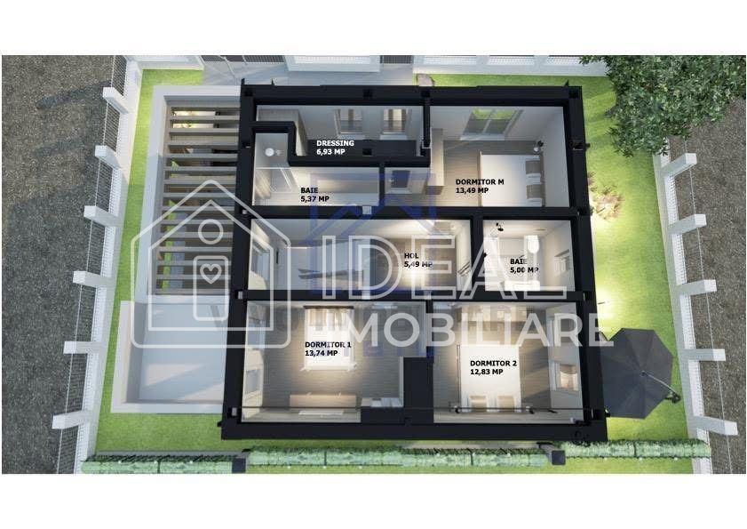 Case Single P+E cu 130 mp și teren 360 mp – Cartierul Arhitecților - Poză 5