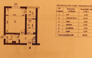 Garsonieră 27 mp cu balcon - etaj 2 - nemobilata -bloc an 1980 - Poză 18