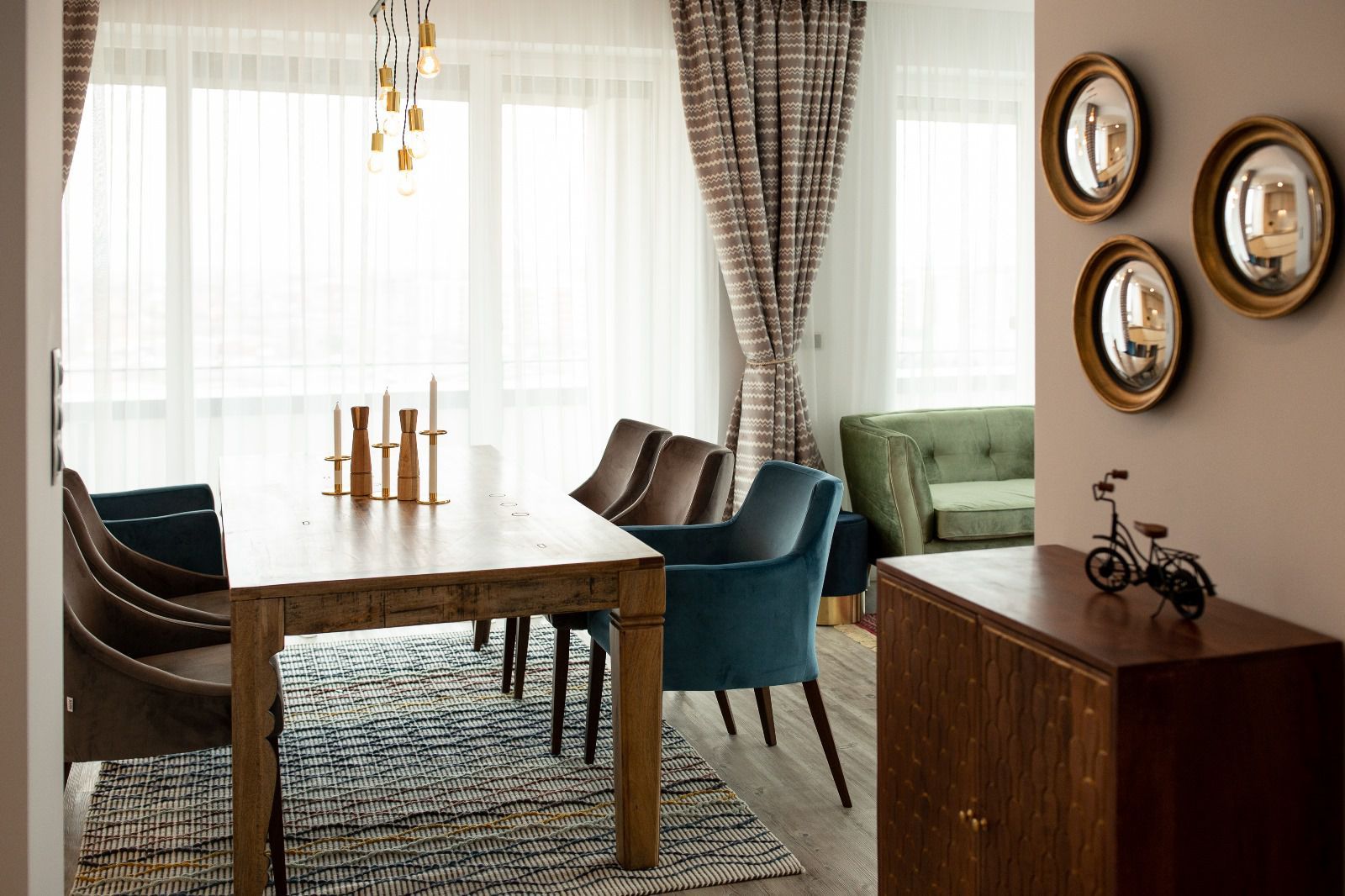 Inchiriem penthouse 4 camere mobilat lux  Coresi - Avantgarden - Poză 9