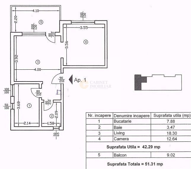 2 Camere ~ P/3 ~ An constructie 2008 ~ Centrala ~ Valea Oltului - Poză 7