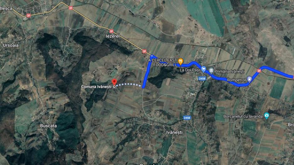 INVESTIȚIE - Teren 1 Ha, subvenție împădurire 20.000 €, IVĂNEȘTI; - Poză 1