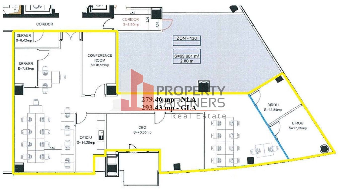 Spatiu modern pentru birouri - 293.43 mp - Dorobanti - Aviatorilor - Poză 4