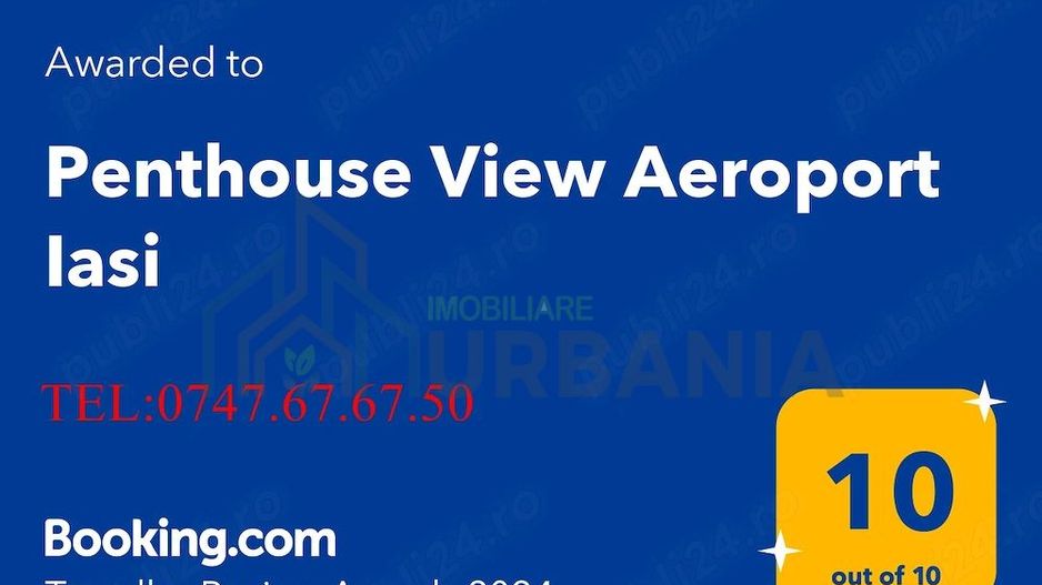 Penthouse premium de 150 mp cu terasă panoramică de 50 mp, vedere Aeroport Iași - Poză 8
