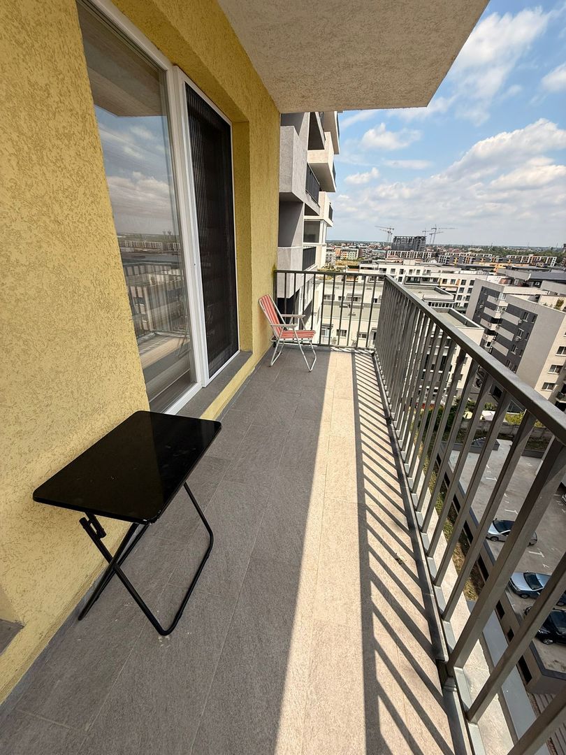 Apartament 2 camere 65 mp, terasă 22 mp, parcare acoperită, etaj 8 - Poză 9